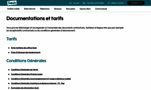 Tarifsetcontrats.sosh.fr thumbnail