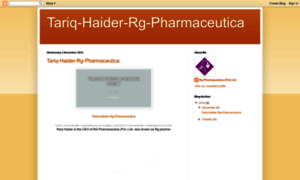Tariq-haider-rg-pharmaceutica.blogspot.com thumbnail