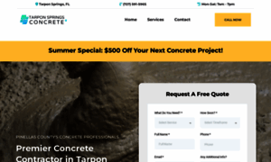 Tarponspringsconcrete.com thumbnail