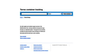 Tarros.container-tracking.org thumbnail