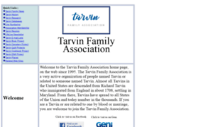 Tarvinfamily.org thumbnail