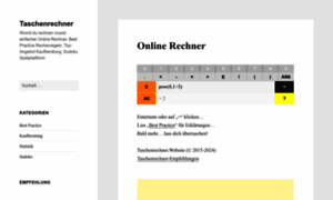 Taschenrechner.website thumbnail