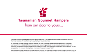 Tasmaniangourmethampers.com.au thumbnail