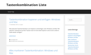 Tastenkombination-liste.de thumbnail