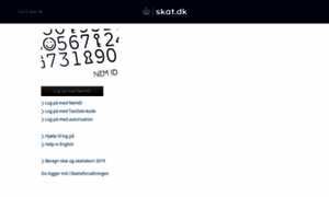 Tastselv.skat.dk: Log På TastSelv Borger