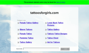 Tattoosforgirls.com thumbnail