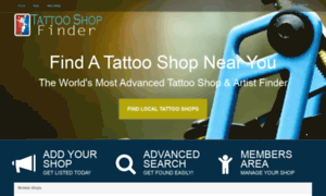 Tattooshopfinder.com thumbnail