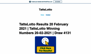 Tattslottoresults.home.blog thumbnail