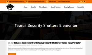 Taurussecurityshutters.com thumbnail