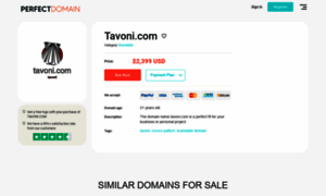 Tavoni.com thumbnail