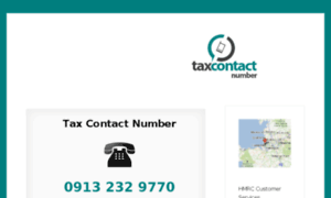 Tax-contact-number.co.uk thumbnail