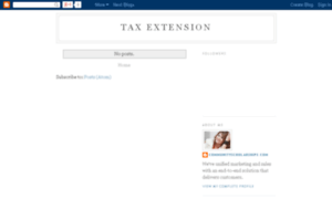 Tax-extension.blogspot.com thumbnail