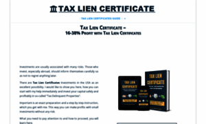 Tax-lien-certificate.info thumbnail