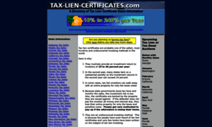 Tax-lien-certificates.com thumbnail
