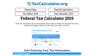Taxcalculator.org thumbnail