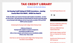 Taxcreditlibrary.com thumbnail