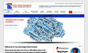 Taxdischargedeterminator.com thumbnail