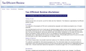 Taxefficientreview.com thumbnail