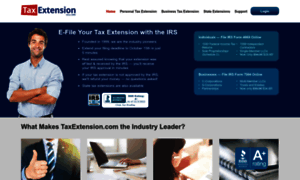Taxextension.com thumbnail
