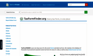 Taxformfinder.org thumbnail