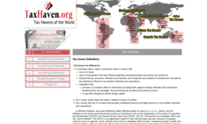 Taxhaven.org thumbnail