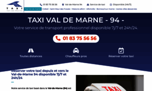 Taxi-valdemarne.fr thumbnail
