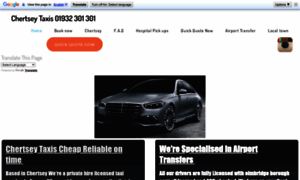 Taxichertsey.com thumbnail