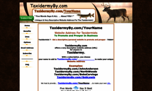 Taxidermyby.com thumbnail