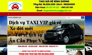 Taxigiarebinhduong.com thumbnail