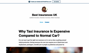 Taxiinsuranceuk.car.blog thumbnail