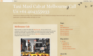 Taximaximelbourne.blogspot.com thumbnail