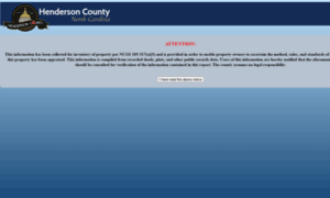 Taxinfo.hendersoncountync.org thumbnail