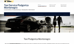 Taxipodgorica.com thumbnail