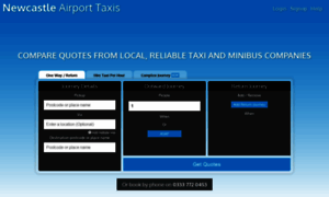 Taxisnewcastleairport.co.uk thumbnail