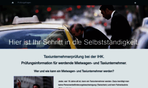 Taxiunternehmer-pruefung.de thumbnail