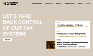 Taxjustice.net thumbnail