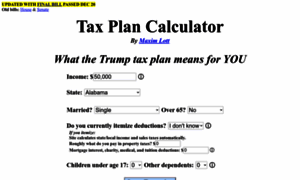 Taxplancalculator.com thumbnail