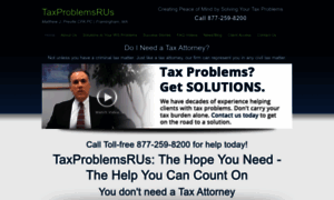 Taxproblemsrus.com thumbnail