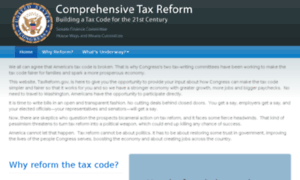 Taxreform.gov thumbnail