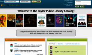 Taylor.biblionix.com thumbnail