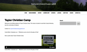 Taylorchristiancamp.org thumbnail