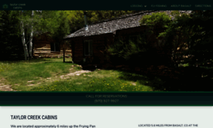 Taylorcreekcabins.com thumbnail