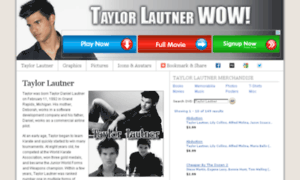 Taylorlautnerwow.com thumbnail