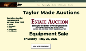 Taylormadeauctions.com thumbnail