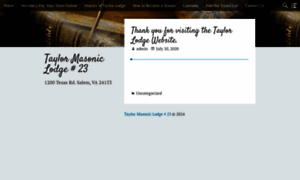 Taylormasoniclodge.org thumbnail
