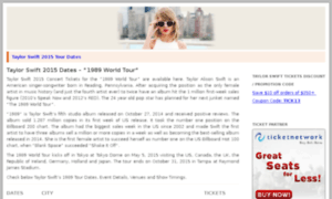 Taylorswift2015tour.com thumbnail