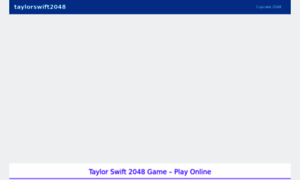 Taylorswift2048.com thumbnail