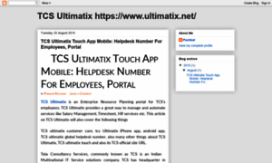 Tcsultimatixhelpdesk.blogspot.com thumbnail