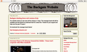 Tdcjbackgate.blogspot.com thumbnail