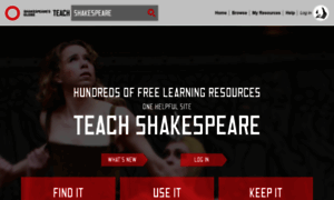 Teach.shakespearesglobe.com thumbnail